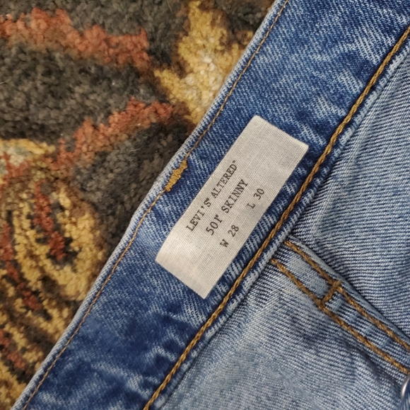 Rare Levi's 501 Jeans "Altered Skinny" - Picture 7 of 16